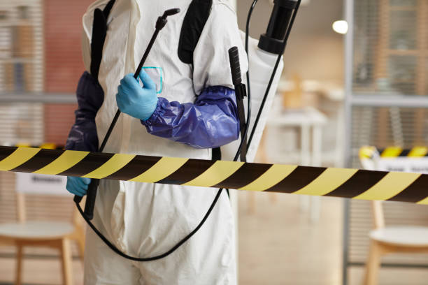 Professional Biohazard Cleanup technician working in Glen Ridge, NJ